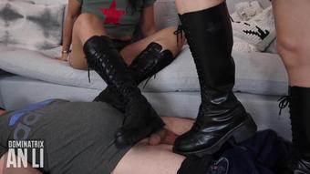 Mistress An Li Walking On Slave Balls Ft Domina Helena (Mistress An Li)