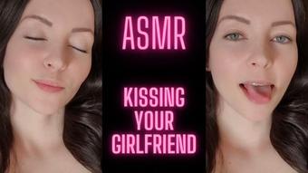 ASMR - Kissing Your Girlfriend - November 08, 2022 (thetinyfeettreat)