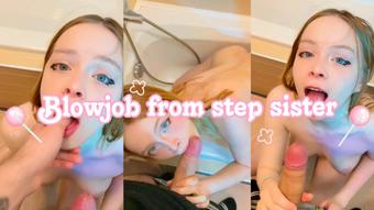 POV shower sex&bj with your step sis (OlashPeachy)