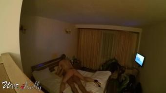 Wet Kelly Hidden Camera Spy Sex In Hotel Room (Wet Kelly)