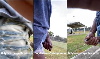 publicprincess 04 07 2020 498199305 at the field with my bat and balls when i heard this homeless guy would i let him catc (publicprincess)
