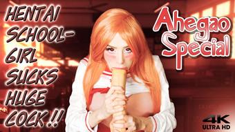 Hentai Schoolgirl Big Dick Ahegao Facial - February 06, 2019 (Roxy Cox)
