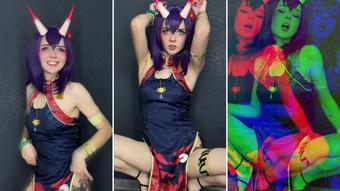 Shuten-doji - Sexy Dance - FGO Cosplay - Dec 15, 2022 (Lil cosplay slut)