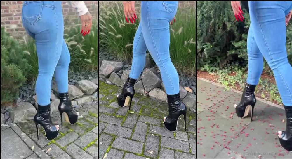 foxieefeet 07 10 2023 3036713287 leafs crushing in boots
