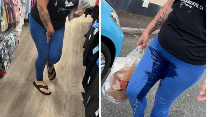 Public jeans wetting - August 19, 2024