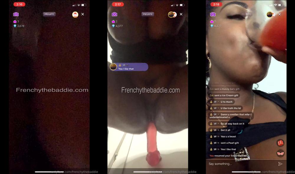 frenchythebaddie 02 06 2019 35220724 that 12 inch got me squirt squirt 