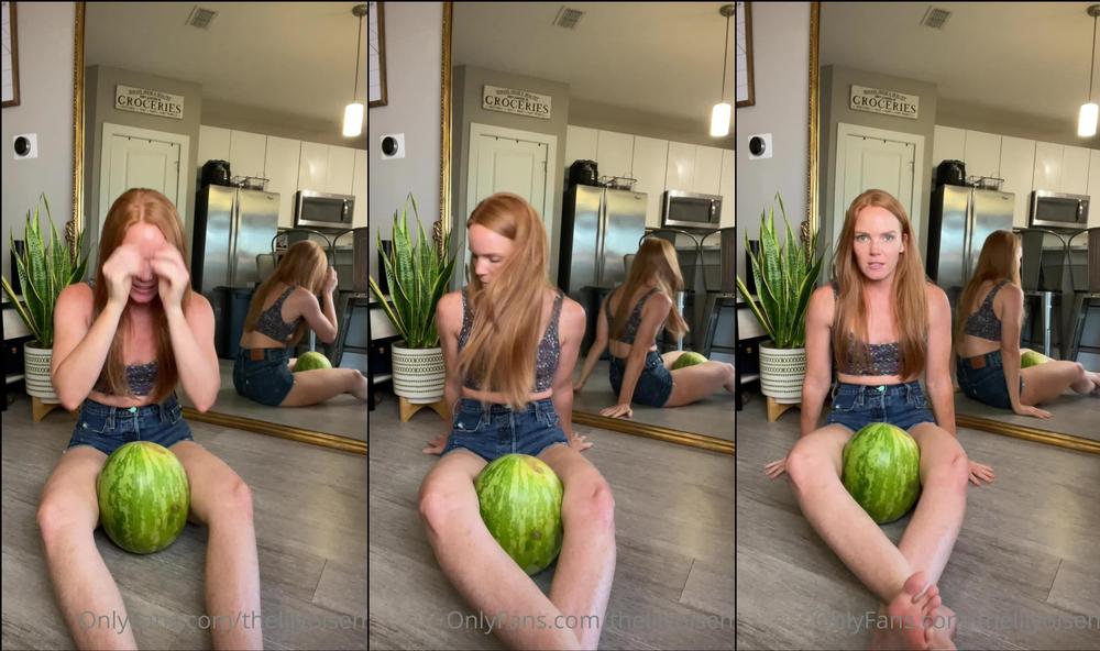 thelilyolsen 18 06 2022 2492803953 Here is my watermelon crushing video since everyone is asking for it  I uploaded it on