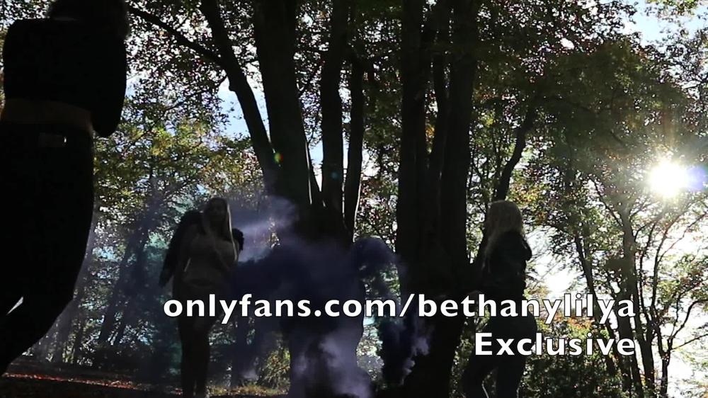 bethanylilya 01 11 2017 4585726 Part 4 BTS Photoshoot underwear in the forest with smoke bomb part 5 tomorrow x