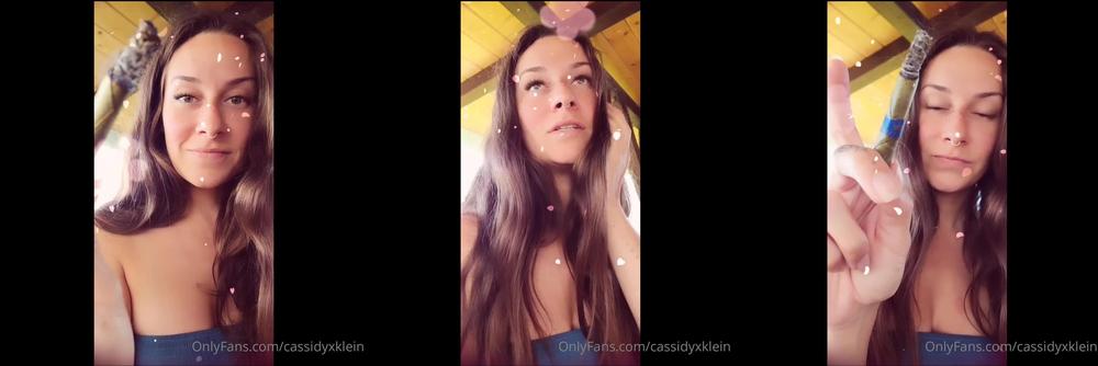 cassidyxklein 16 10 2020 1084675381 MINI CLIP POV You're my human ashtray. Love my 420 ashtray boys. Open up, slut