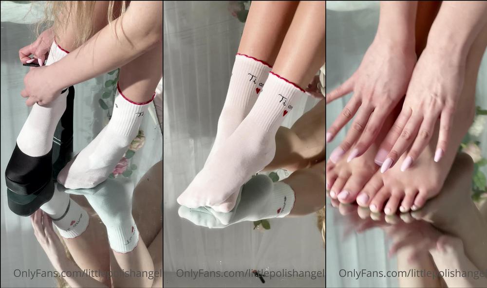 littlepolishangel 24 02 2023 2784868094 My feet wanted to say hi  3 like or say hi back if you would like to get more feet content