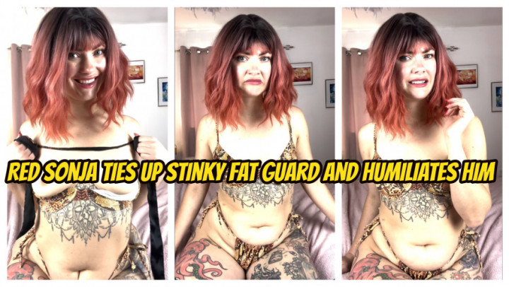 Red step-Sonja is on a mission and needs to get past the fat gro - July 25, 2024