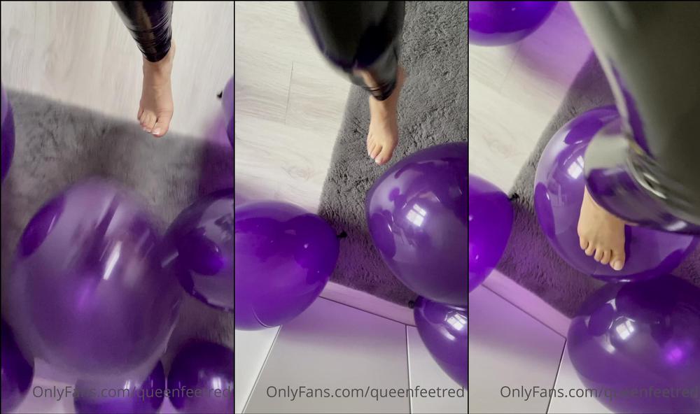 queenfeetred 02 11 2021 2263510867 I little scared when balloons popped hahah