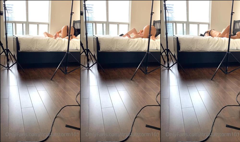 crystalstorm101 03 08 2020 640148144 BTS from the strap on video ft @jisellynn 