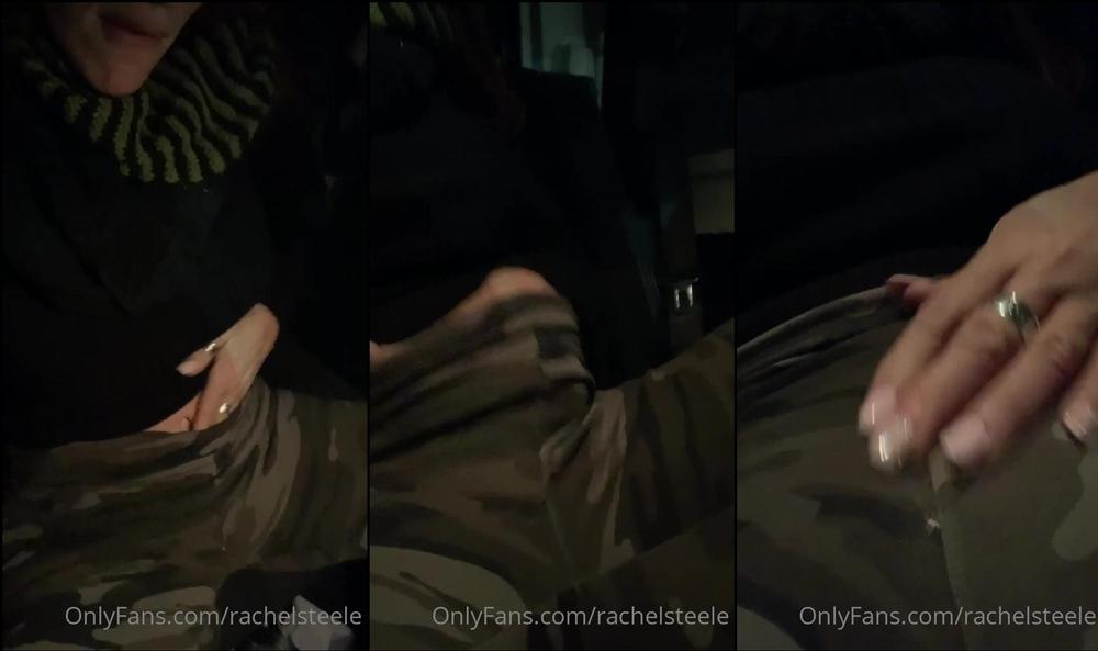 rachelsteele 05 04 2021 2074448085 Masturbated at the parking lot last night after flirting with a cub all day long, got me s