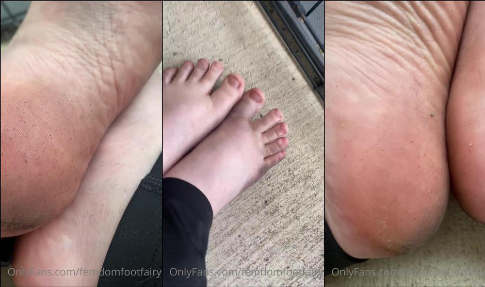 findomfootfairy 04 08 2022 2534349347 close up video of my dirty feet for this