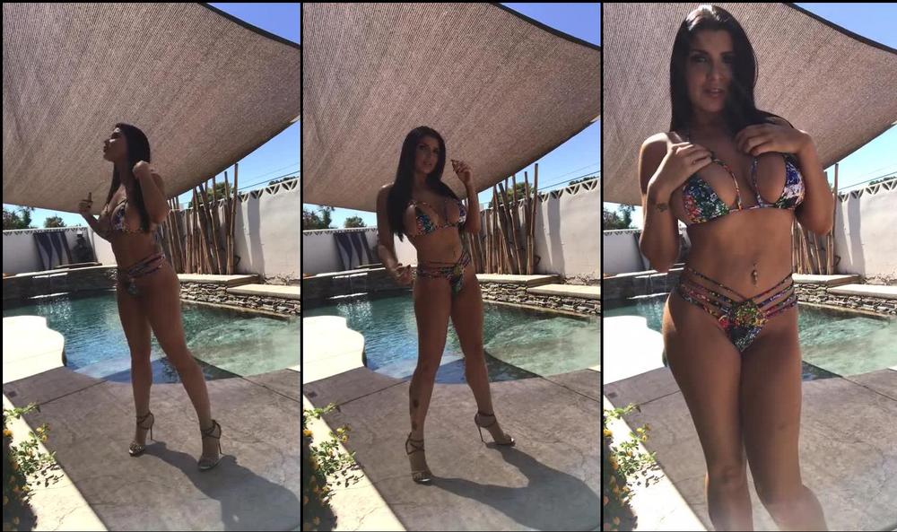 romi_rain 02 07 2017 2201331 When a thong bikini is the only way..