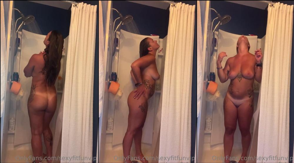 sexyfitfunvip 09 03 2023 2778918194 relaxing shower for the evening. wanna join me