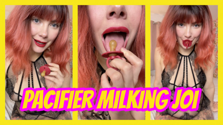 Pacifier Milking JOI - December 19, 2024