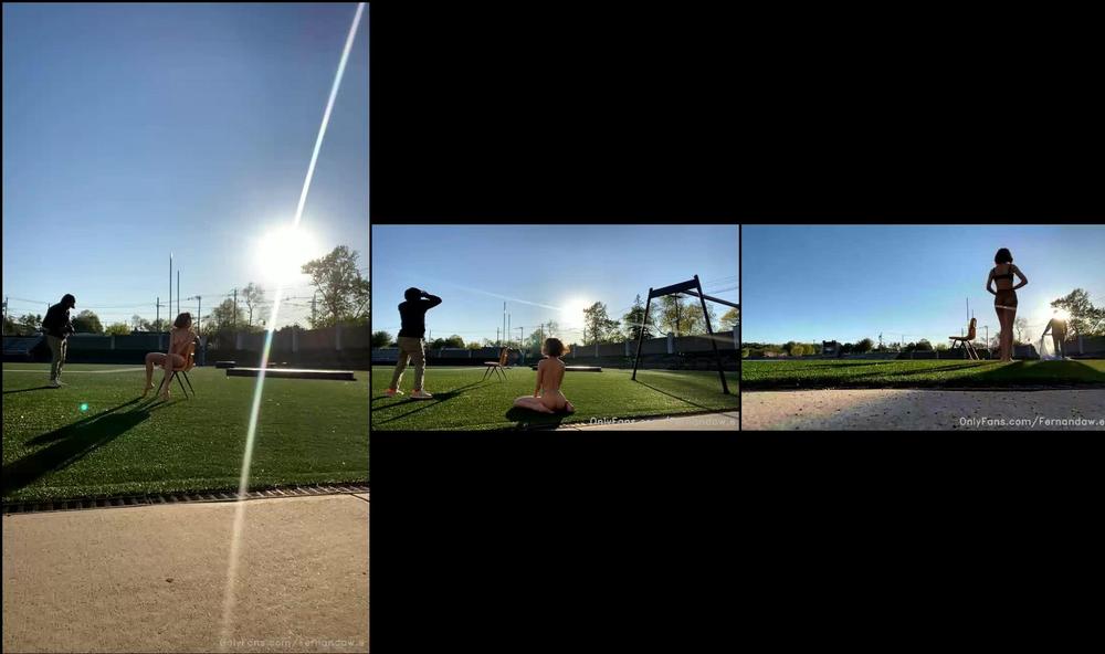 stonedapril 12 01 2021 317175795 here s another live stream from last year shooting nude at the field with von also. this