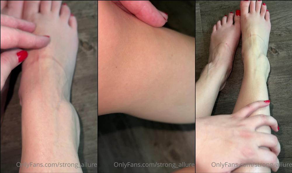 strong_allure 08 10 2022 2632550433 Freshly shaven legs  I wish you could feel how silky smooth they are
