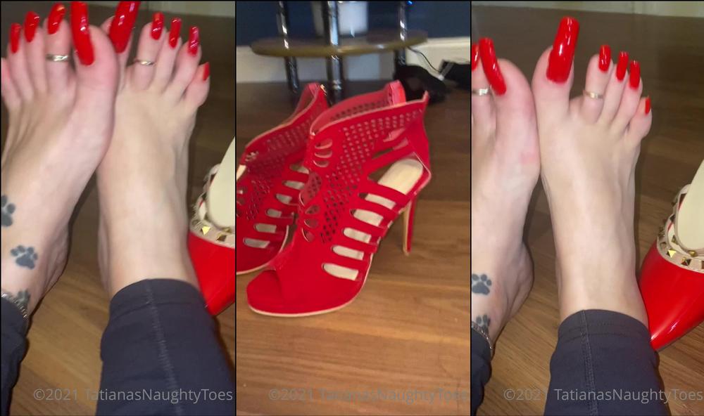 tatianasnaughtytoes 02 06 2021 2125899179 NEW    2021 June 2 Check out my new shoes    Also new pedicure is coming up this week â¤