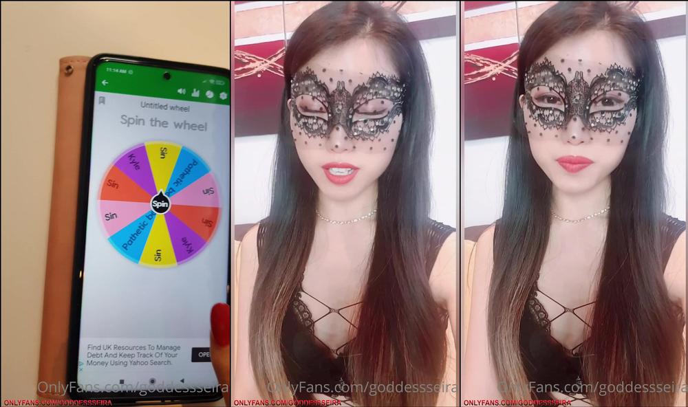 goddessseira 09 04 2021 2078119475 The winner of the raffle game Reward  Receive one of My clips from My clip stores 