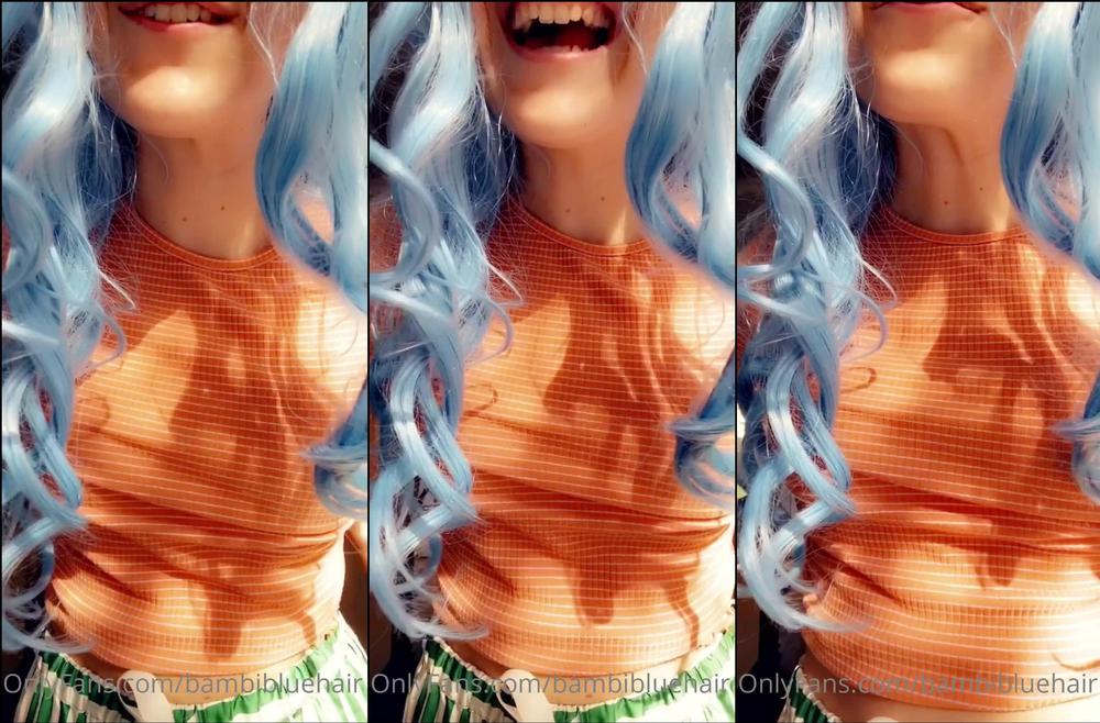 bambibluehair 20 07 2020 562707381 GOOD MORNING  WISH ME LUCK