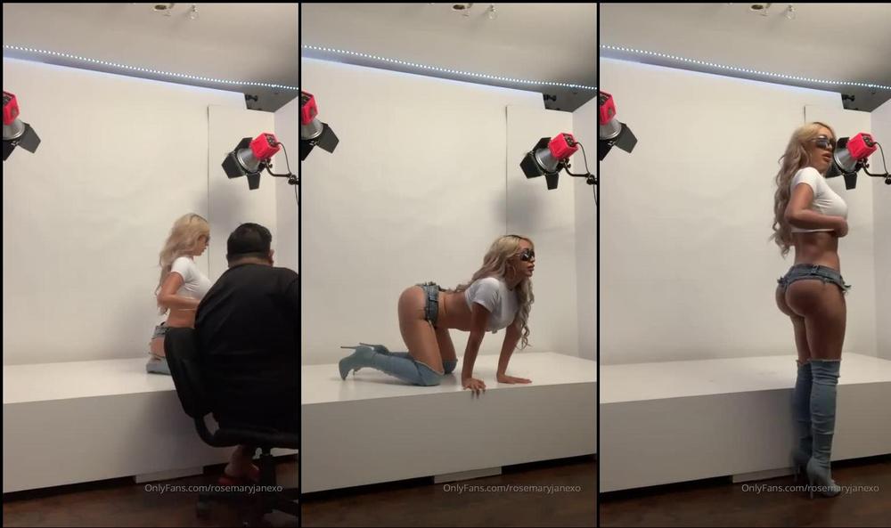 rosemaryjanexo 06 03 2020 170027289 behind the scenes of my 2nd look from yesterday s shoot