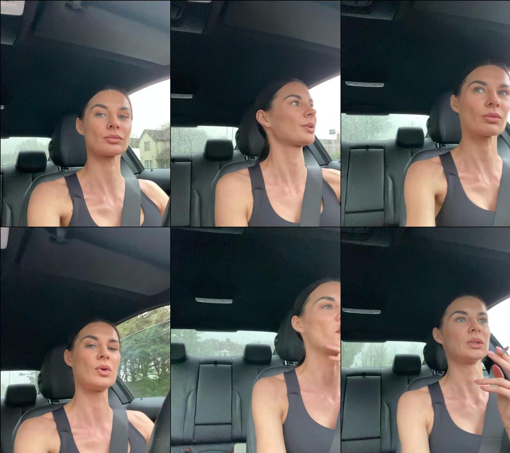 amber rickard 04 04 2022 2414766315 smoking on the way to the gym my phone