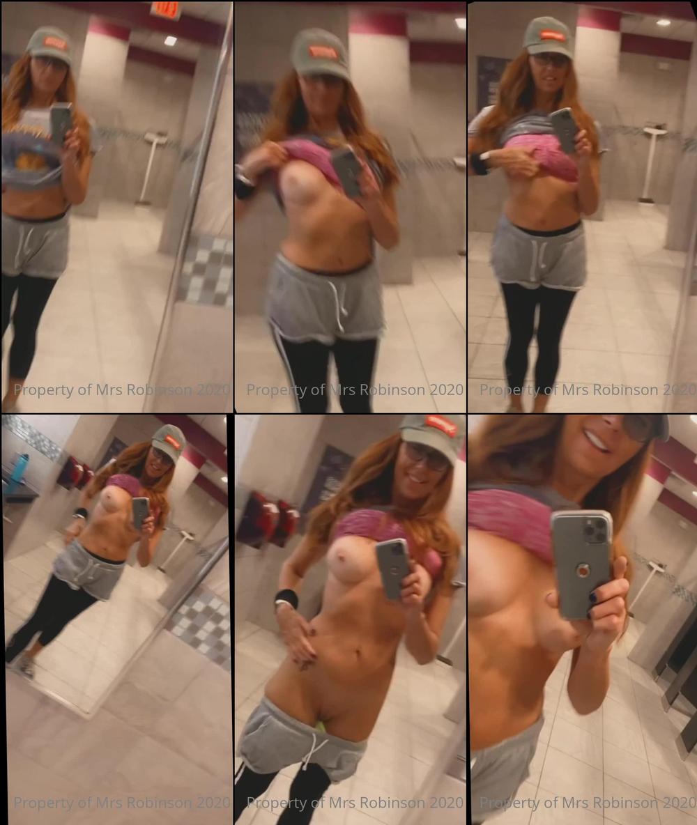 mrsrobinsonvip 12 10 2020 1048760449 After my workout at the gym I tried to flash my tits and pussy for you in the bathroom. So