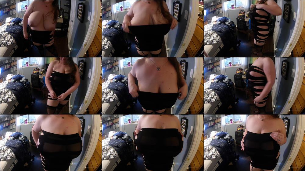 busty von tease 11905064 dress modeling boobs and belly hd movie 