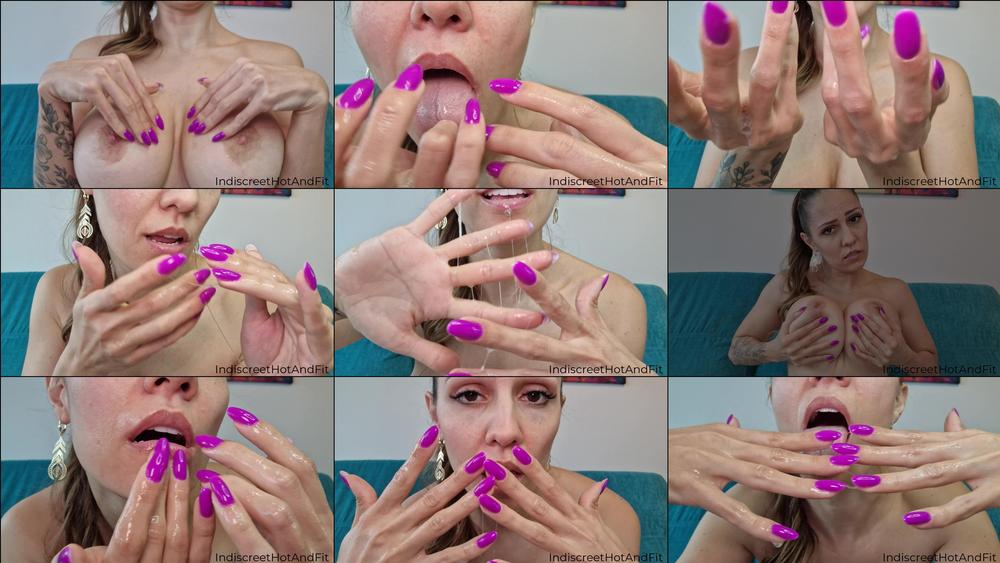 0349. Oral fixation with spit play on hands FHD - July 26, 2024