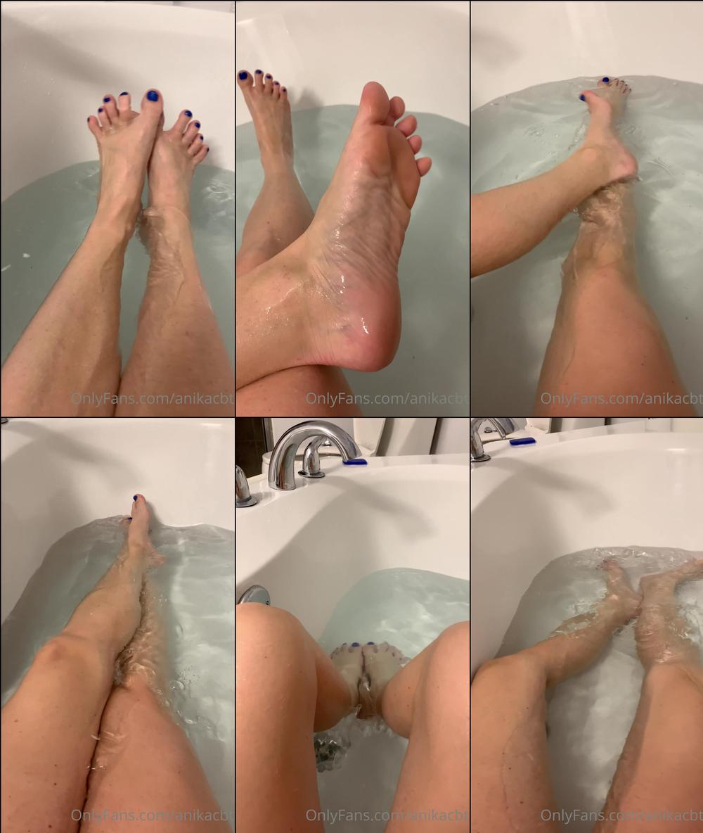 anikacbt 16 10 2020 1085272399 I had a bath this morning. I had to shave my legs. I filmed some of my bath for you. Just 