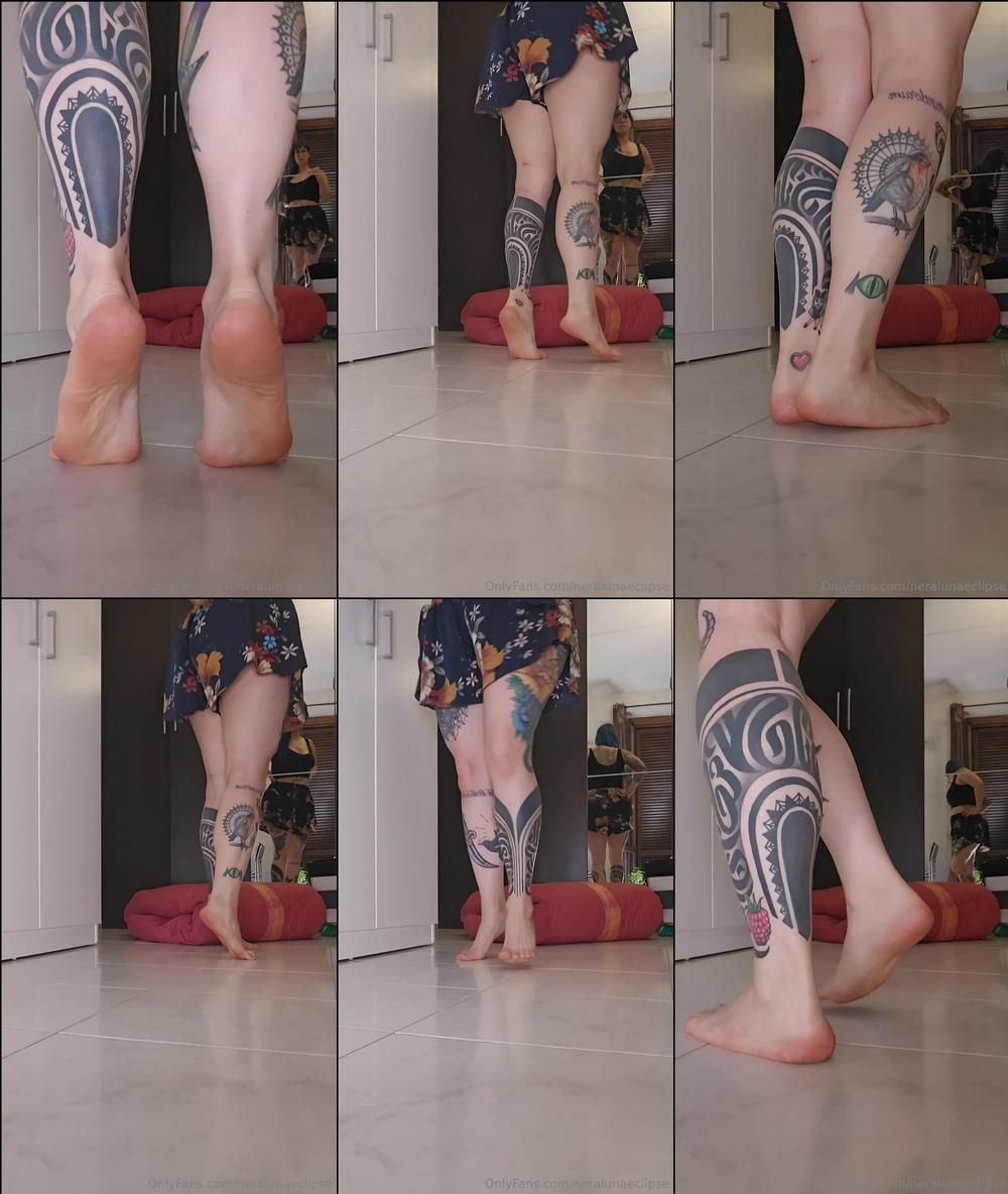 neralunaeclipse 1147630237 walking on my tippy toes admire my calves and my cute little toes i know you want to lick them 