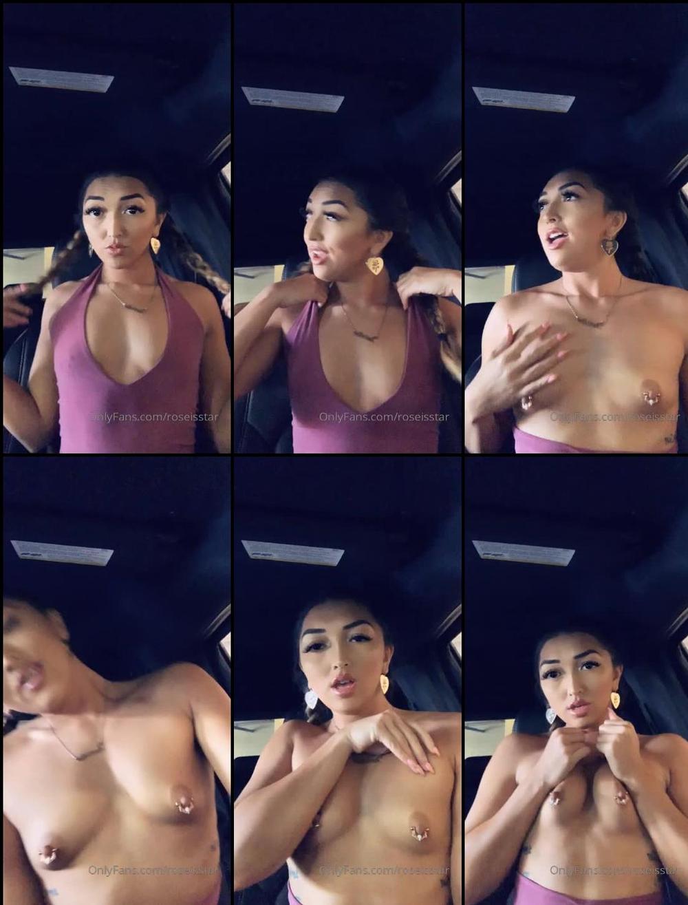 roseisstar 06 08 2019 49480374 Trying to film in public is always a little risky. The outtakes from almost getting caught