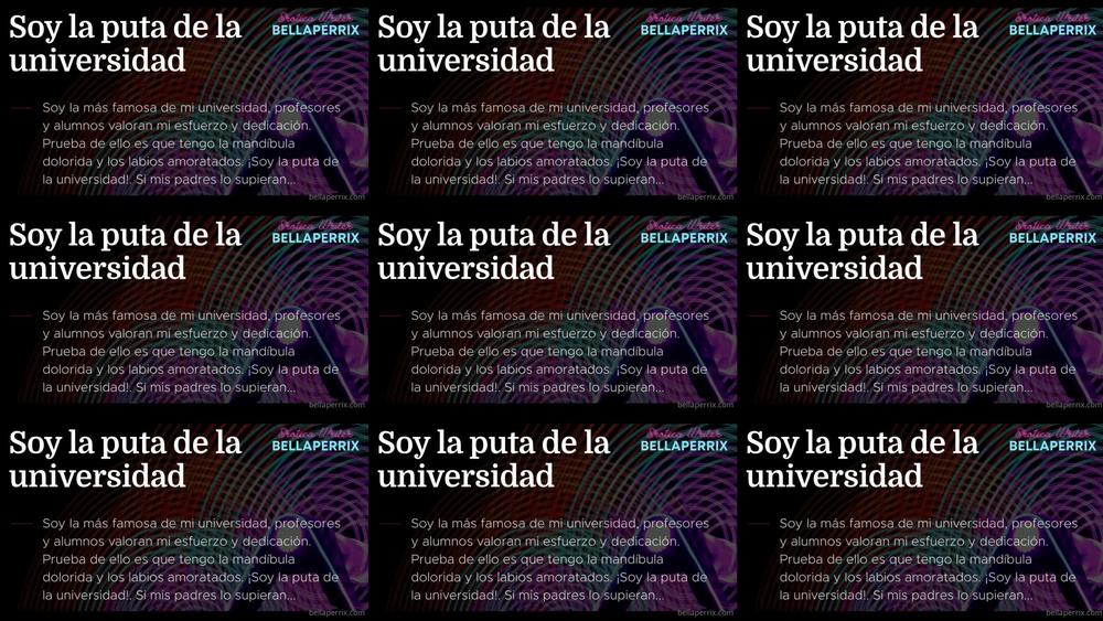 bellaperrix 13 09 2022 2600629379 relato hablado soy la puta de la universidad aventura con el primo antonio.