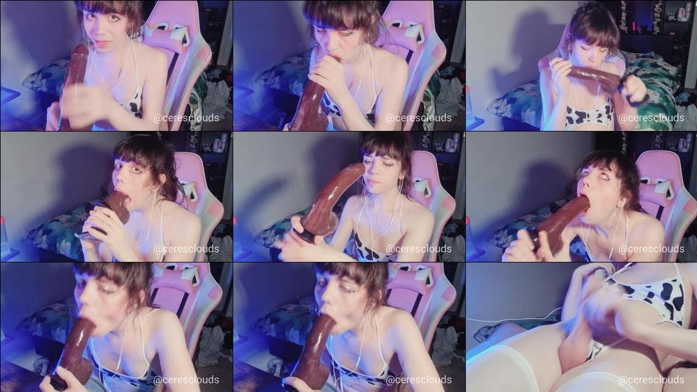 ceresclouds 1206901881 throatfucking myself with a 9 toy again with lots of long deep holds and gagging extra sloppy 