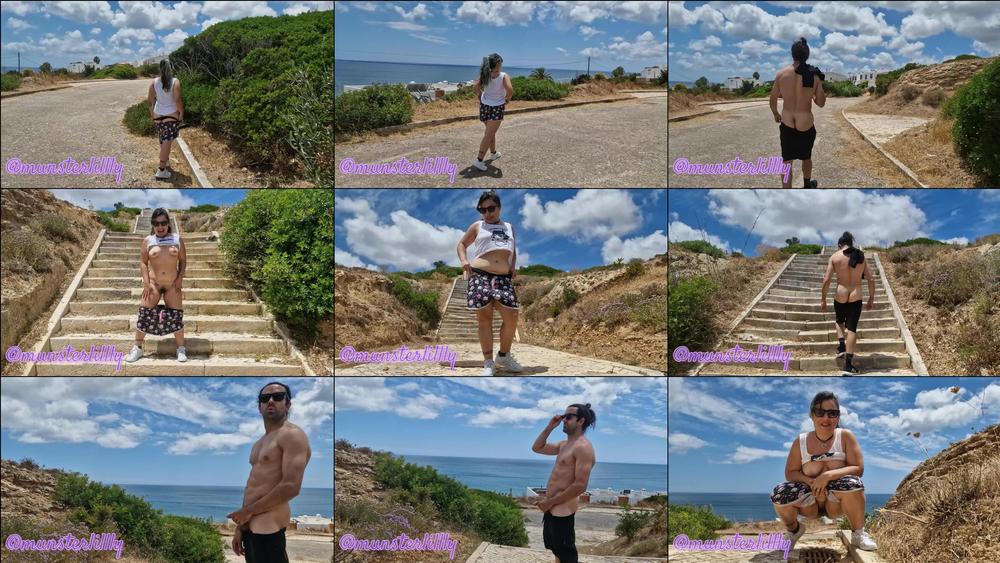 Exhibitionist Couple Flashing And Peeing Outdoors - July 12, 2024