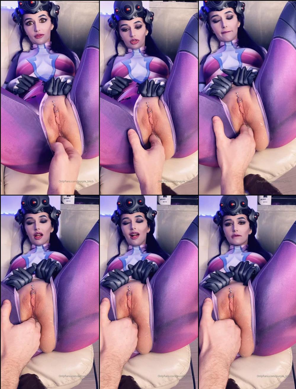 itstatypurple 03 02 2020 141172880 Trying anal stretching I love this cosplay on me Do you like WidowMaker by me 