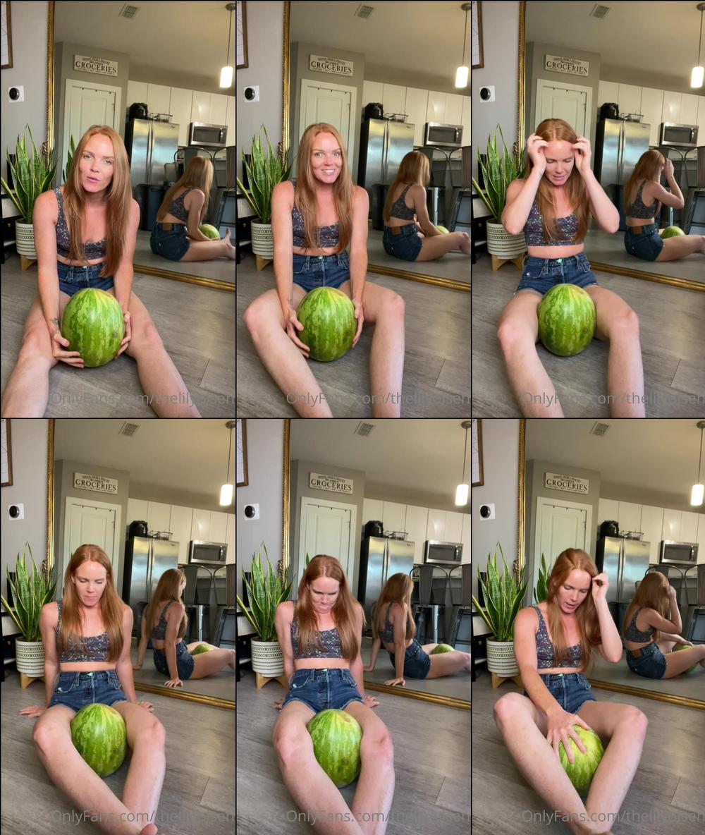 thelilyolsen 18 06 2022 2492803953 Here is my watermelon crushing video since everyone is asking for it  I uploaded it on