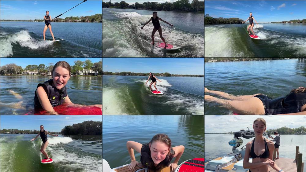 onlyfans 1031950210 miss hand is hitting the lake and conquering her first wake surfing session of the season just in time for summer shredding onlyfans.commiss hand