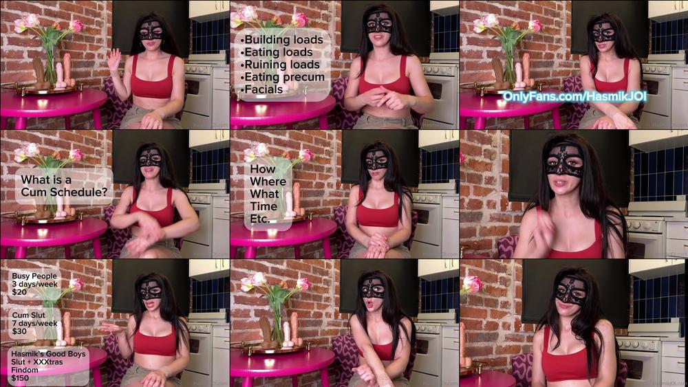 hasmikjoi 1243707866 eat your skeet september cum schedule you re such a cum slut i hope you re hungry daily task text prompts in your dms cei facials tease amp denial and plenty 1