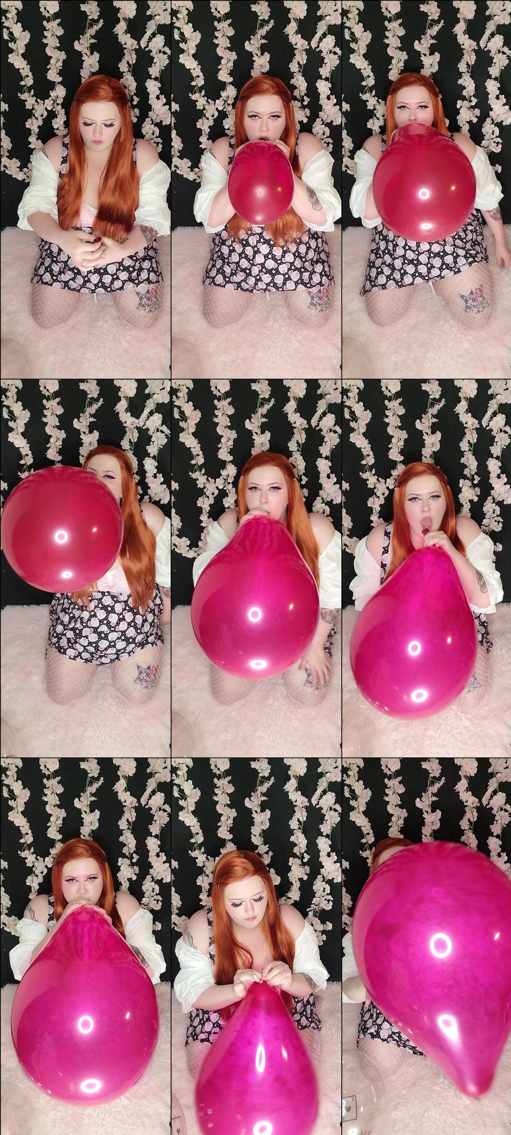 Ginger BBW Blows Pink 24" Balloon - March 07, 2022
