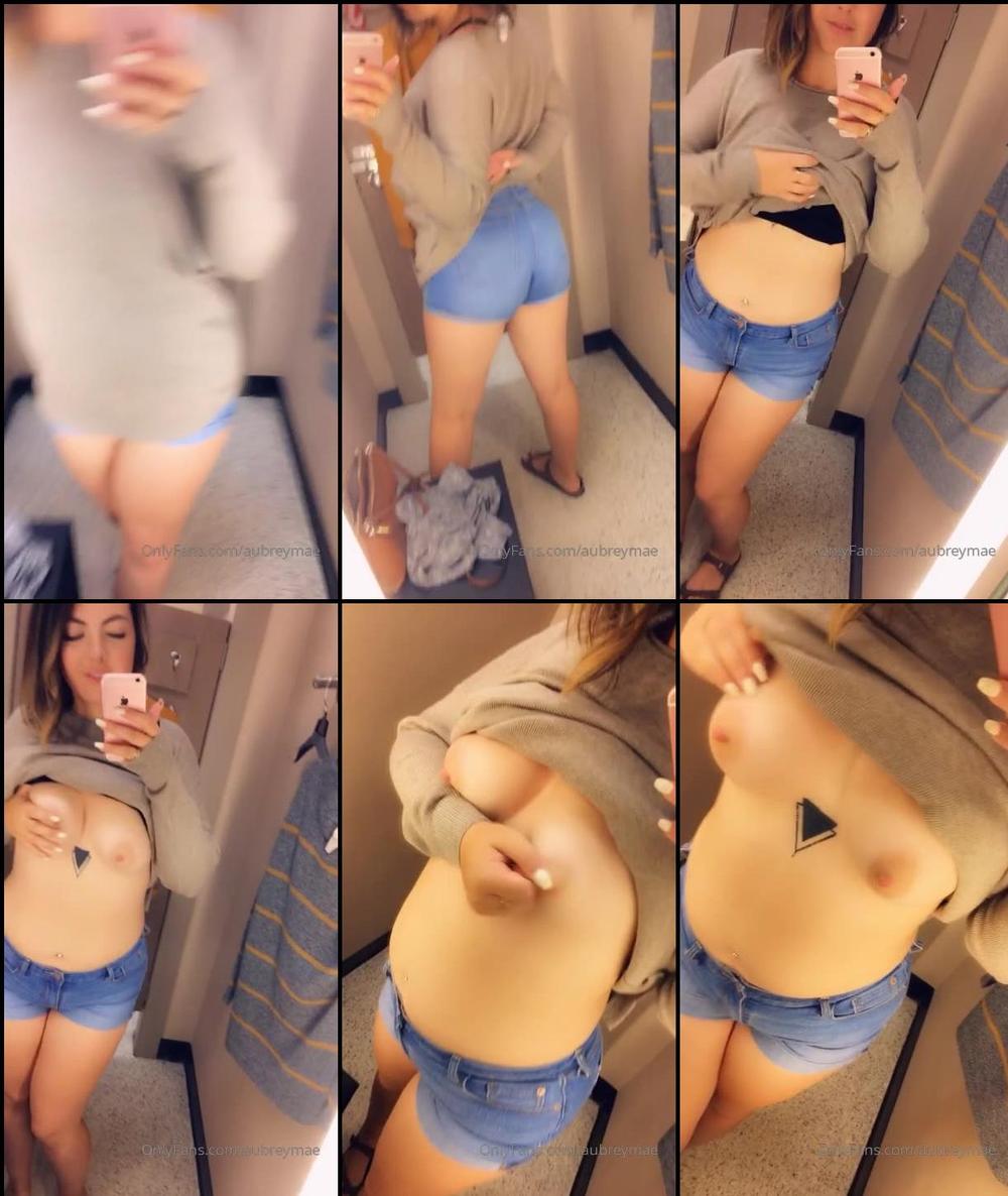 aubreymae 06 09 2019 57953935 Change room tease pt. 2