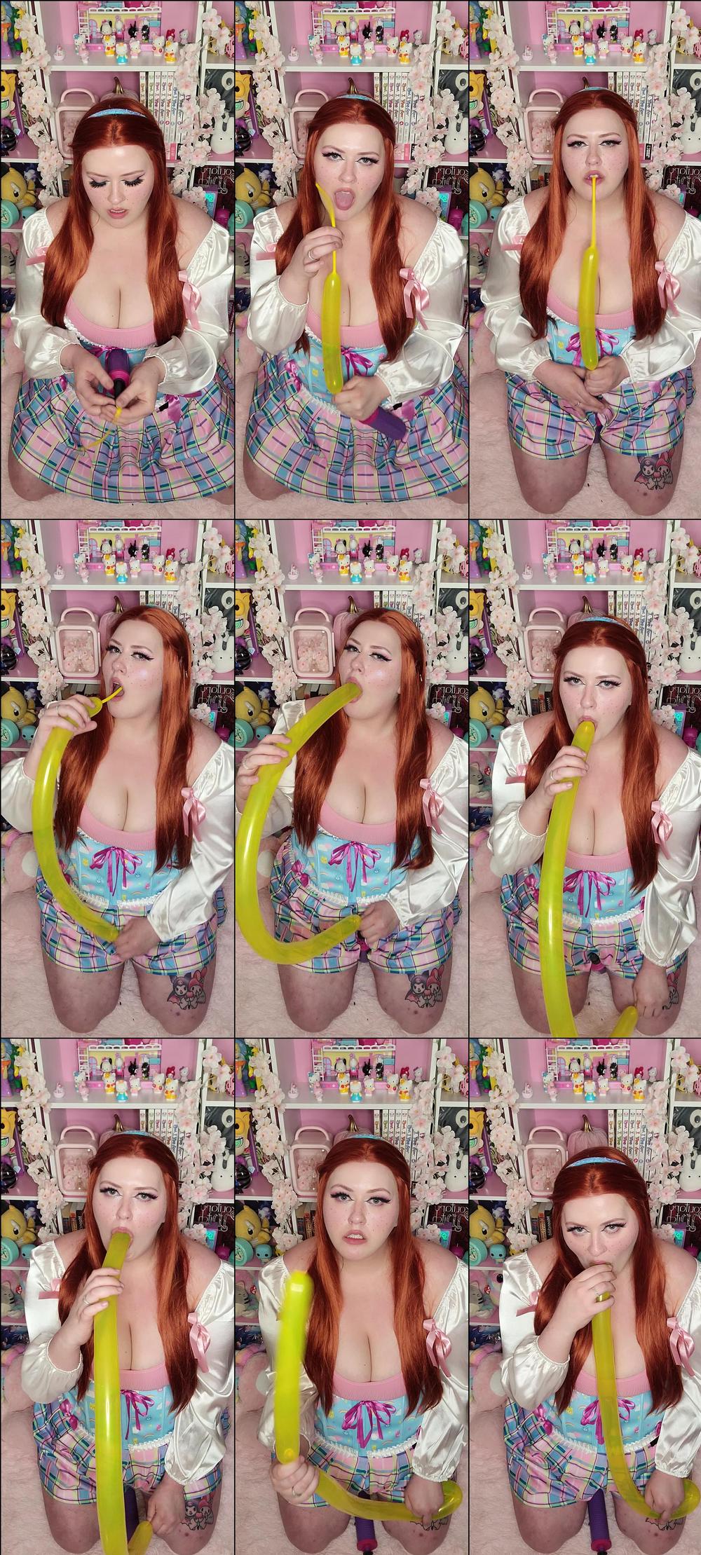 Ginger BBW Balloon Deep Throat - March 13, 2022
