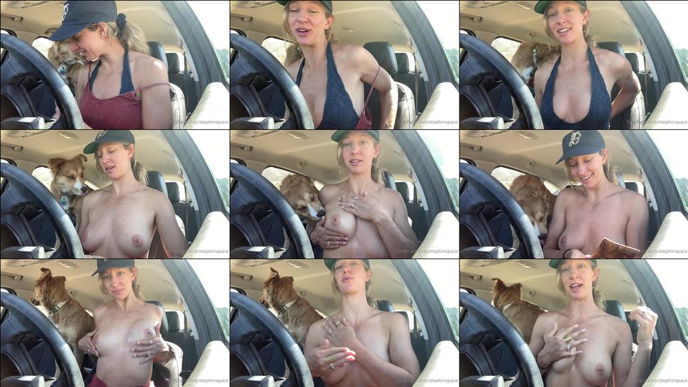stephinspace 02 04 2021 2071524224 Bout to set out on a hike with Mooka with hopes that I can make it a topless one, and I ca