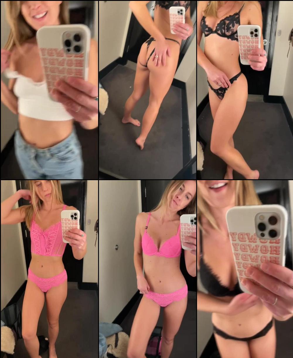 blondefoxsilverfox 04 02 2022 2351974045 Shhh  Itâs a secret   Try on haul at Victoriaâs Secret  I wish I could have bo