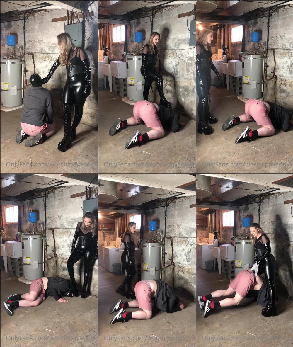 iworshipavaonyx 151287284 2021 05 30 ball busting and wedgie on a fresh slave i love the way it squirms. peggypushover