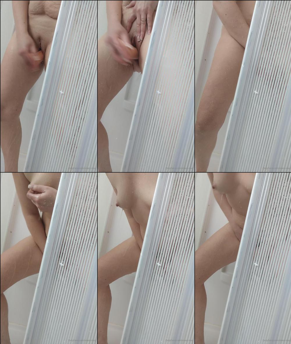 vixenmay 18576538 2020 04 11 shower time masterbation. i really enjoyed myself. little bit of red shows shark week dosent stop m
