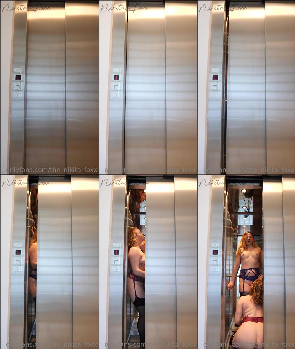 thenikitafoxx 502967830 woah this is a magical elevator... it makes our clothes disappear sarahcalanthe should i make more nsfw tiktoks